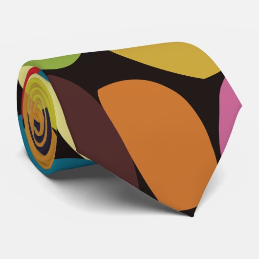 カラフル抽象芸術 ネクタイ (ロール)