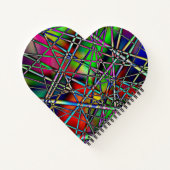 カラフル抽象芸術 ノートブック (裏面)