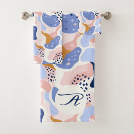 カラフル抽象芸術 バスタオルセット