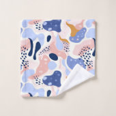 カラフル抽象芸術 バスタオルセット (ウォッシュタオル)