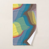 カラフル抽象芸術 バスタオルセット (ハンドタオル)