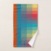 カラフル抽象芸術 バスタオルセット (ハンドタオル)