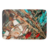 カラフル抽象芸術 バスマット (正面)