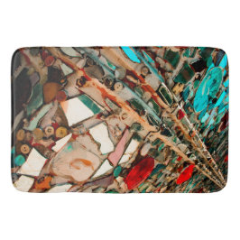 カラフル抽象芸術 バスマット