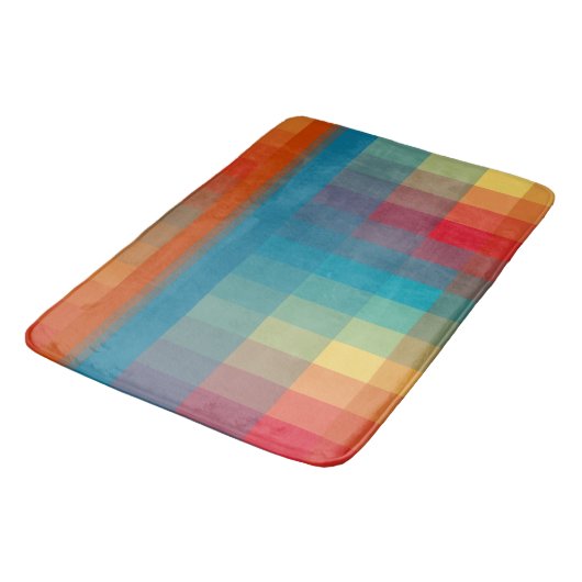 カラフル抽象芸術 バスマット (アングル)