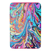 カラフル抽象芸術 バスマット (正面縦)
