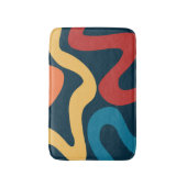 カラフル抽象芸術 バスマット (正面縦)