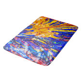 カラフル抽象芸術 バスマット (アングル)