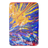 カラフル抽象芸術 バスマット (正面縦)