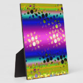 カラフル抽象芸術 フォトプラーク (側面)