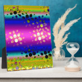 カラフル抽象芸術 フォトプラーク (側面)
