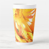 カラフル抽象芸術 – フラクタル – 後期Mag D001 カフェラテマグ (正面)