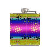 カラフル抽象芸術 フラスク (裏面)