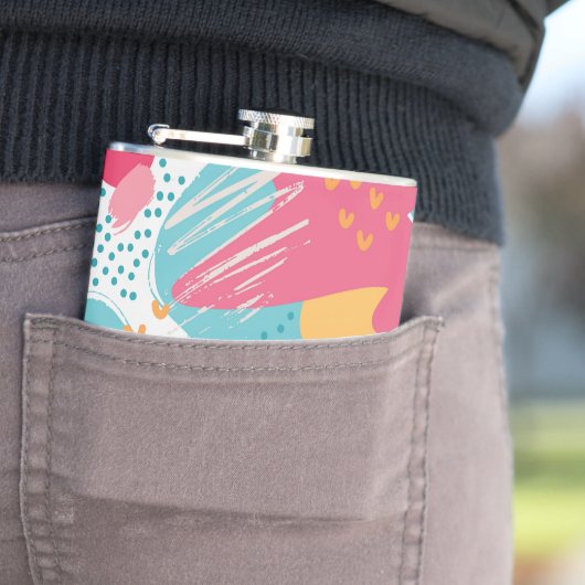 カラフル抽象芸術 フラスク (インサイチュ)