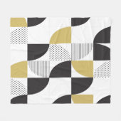 カラフル抽象芸術 フリースブランケット (正面(横))