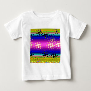 カラフル抽象芸術 ベビーTシャツ