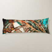 カラフル抽象芸術 ボディピロー (裏面)