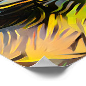 カラフル抽象芸術 ポスター (角)