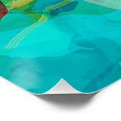 カラフル抽象芸術 ポスター (コーナー)