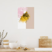 カラフル抽象芸術 ポスター (キッチン)