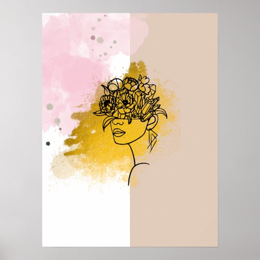 カラフル抽象芸術 ポスター (正面)