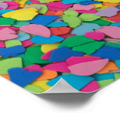 カラフル抽象芸術 ポスター (角)