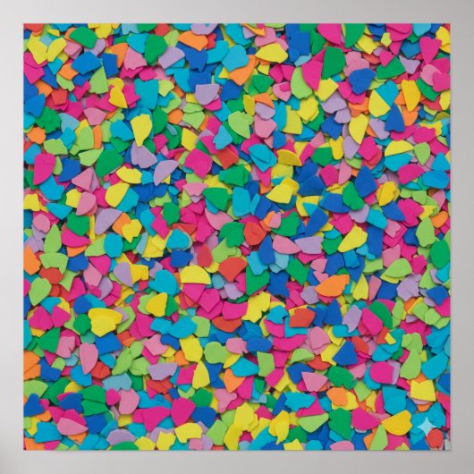 カラフル抽象芸術 ポスター (正面)