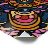 カラフル抽象芸術 ポスター (コーナー)