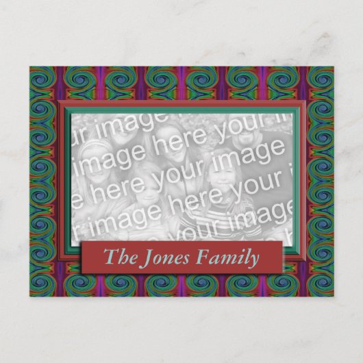 カラフル抽象芸術 ポストカード (正面)