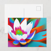 カラフル抽象芸術 ポストカード (正面/裏面)