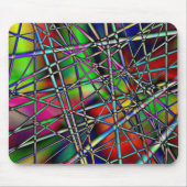 カラフル抽象芸術 マウスパッド (正面)