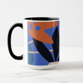 カラフル抽象芸術 マグカップ (左)