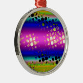 カラフル抽象芸術 メタルオーナメント (右)