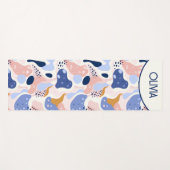 カラフル抽象芸術 ヨガマット (正面(横))