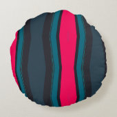 カラフル抽象芸術 ラウンドクッション (裏面)