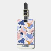 カラフル抽象芸術 ラゲッジタグ (正面縦)