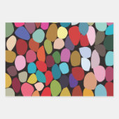 カラフル抽象芸術 ラッピングペーパーシート (正面)