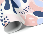 カラフル抽象芸術 ラッピングペーパー (ロールコーナー)