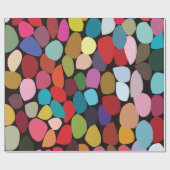 カラフル抽象芸術 ラッピングペーパー (フラット)