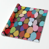 カラフル抽象芸術 ラッピングペーパー (アンロールド)