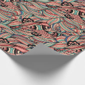 カラフル抽象芸術 ラッピングペーパー (角)