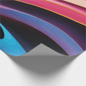 カラフル抽象芸術 ラッピングペーパー (角)