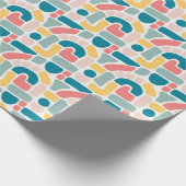 カラフル抽象芸術 ラッピングペーパー (角)