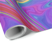 カラフル抽象芸術 ラッピングペーパー (ロールコーナー)