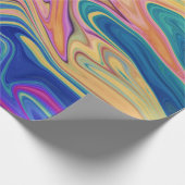 カラフル抽象芸術 ラッピングペーパー (角)
