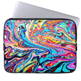 カラフル抽象芸術 ラップトップスリーブ