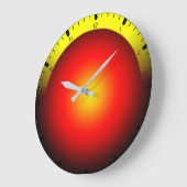 カラフル抽象芸術 ラージ壁時計 (傾斜)