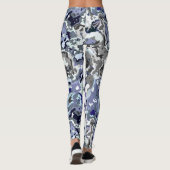 カラフル抽象芸術 レギンス (裏面)