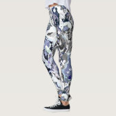 カラフル抽象芸術 レギンス (左)