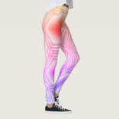 カラフル抽象芸術 レギンス (右)